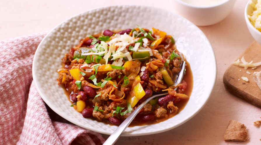 Healthy Homemade Vegetable Chilli Con Carne Recipe