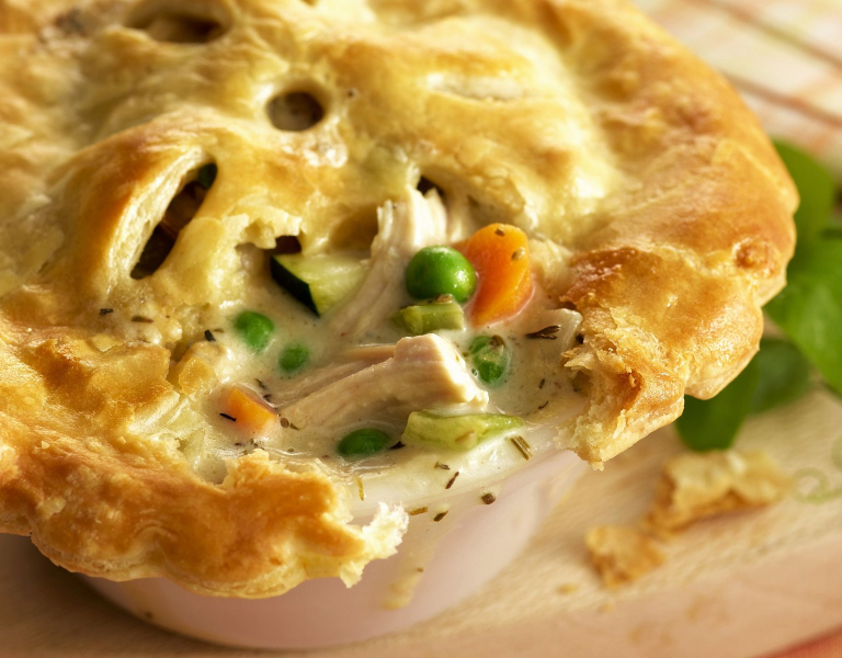Healthy Homemade Chicken and Vegetable Pie Recipe