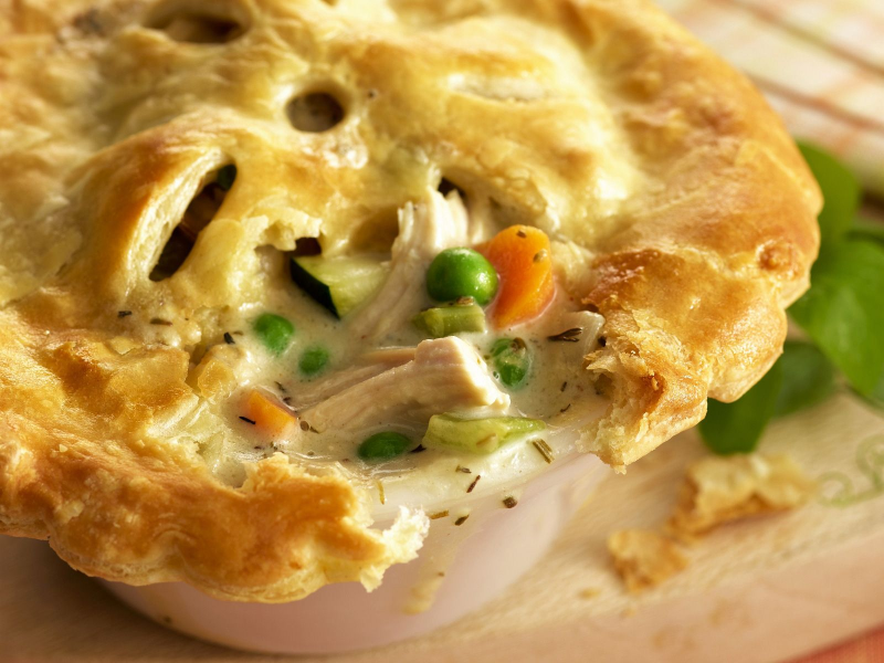 Healthy Homemade Chicken and Vegetable Pie Recipe