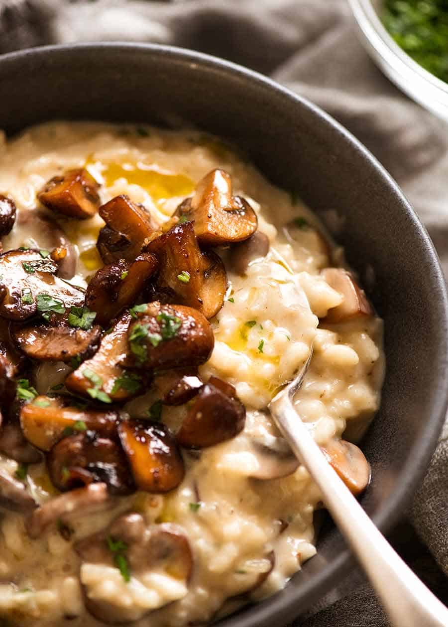 Best Healthy Homemade Mushroom Risotto Recipe