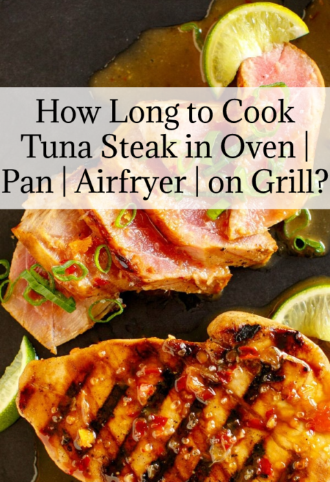 How Long to Cook Tuna Steak in Oven | Pan | Airfryer | on Grill?
