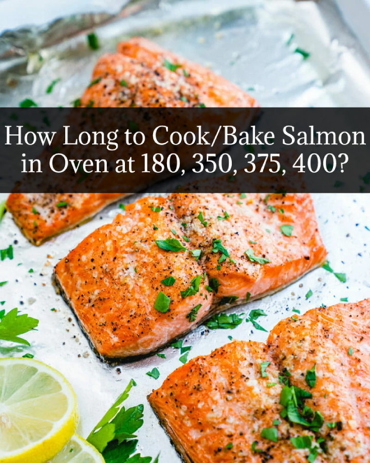 How Long to Cook/Bake Salmon in Oven at 180, 350, 375, 400?